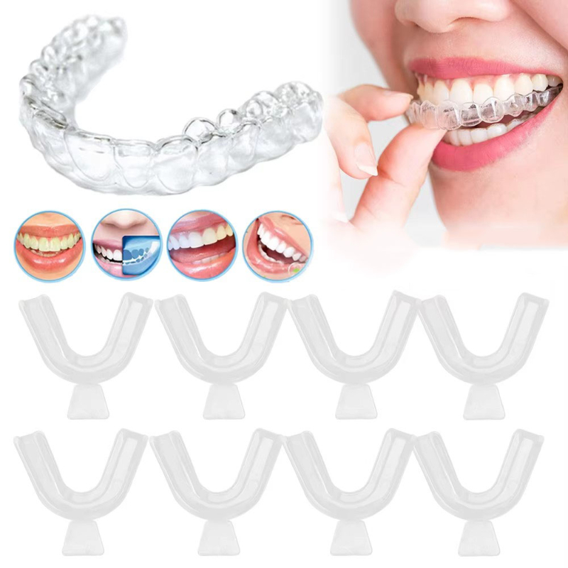 Teeth Whitening For Trays - 1/3/6pairs Siliconen Mondbeschermer Slapen Mondbeschermer Lade