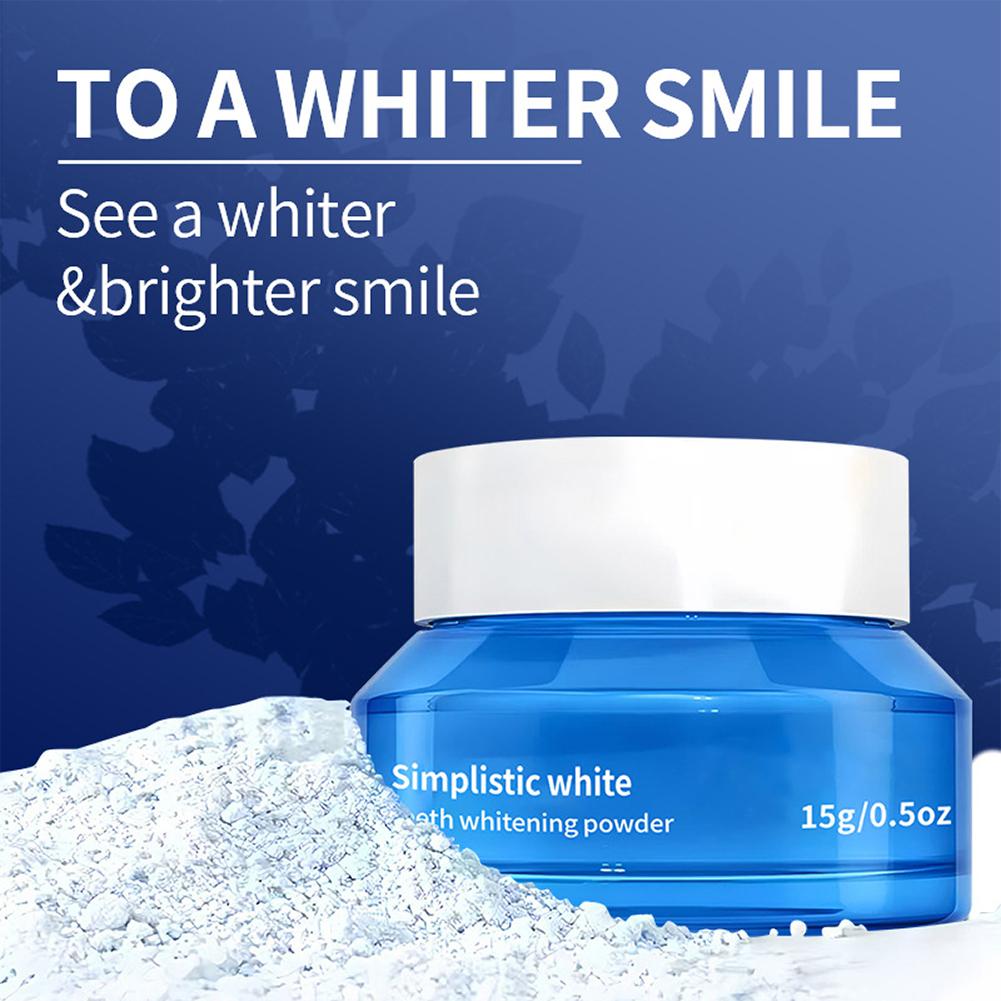 Teeth Whitening Singapore - Simplistic Wit Tandbleekpoeder Vlekverwijderend Tandpoeder Vermindert