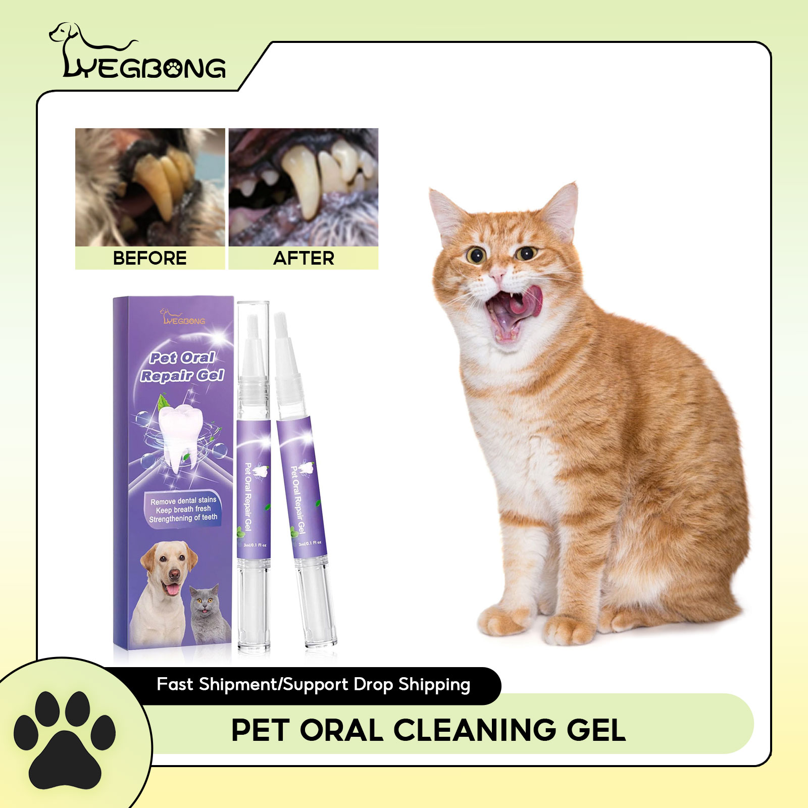 Teeth Whitening Singapore - Huisdier Orale Reparatie Gel Puppy Tandsteen
