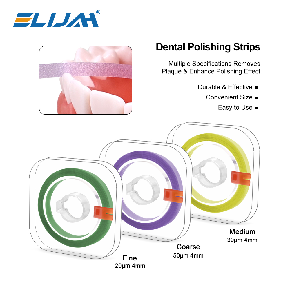 Teeth Whitening Strips - ELIJAH 1 Rol Tandheelkundige Polijststrip Rol