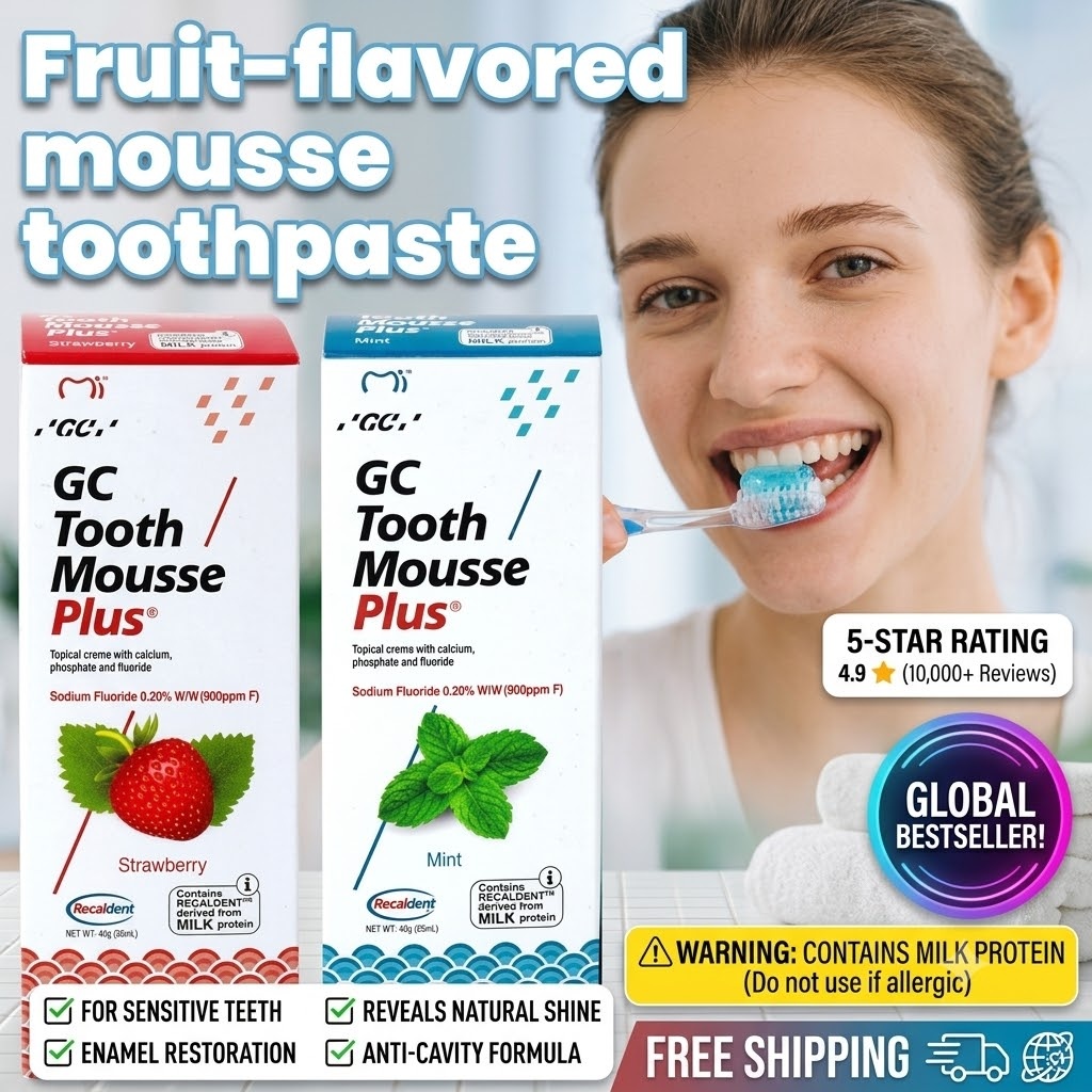 50g GC Fruit Flavour Mousse Ta - Remineralizing Toothpaste recensie en prijs