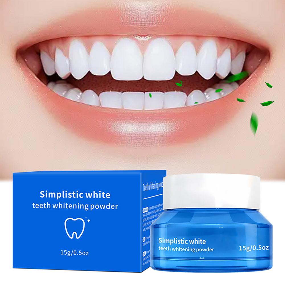 Simplistic Wit Tandbleekpoeder - Teeth Whitening Singapore recensie en prijs
