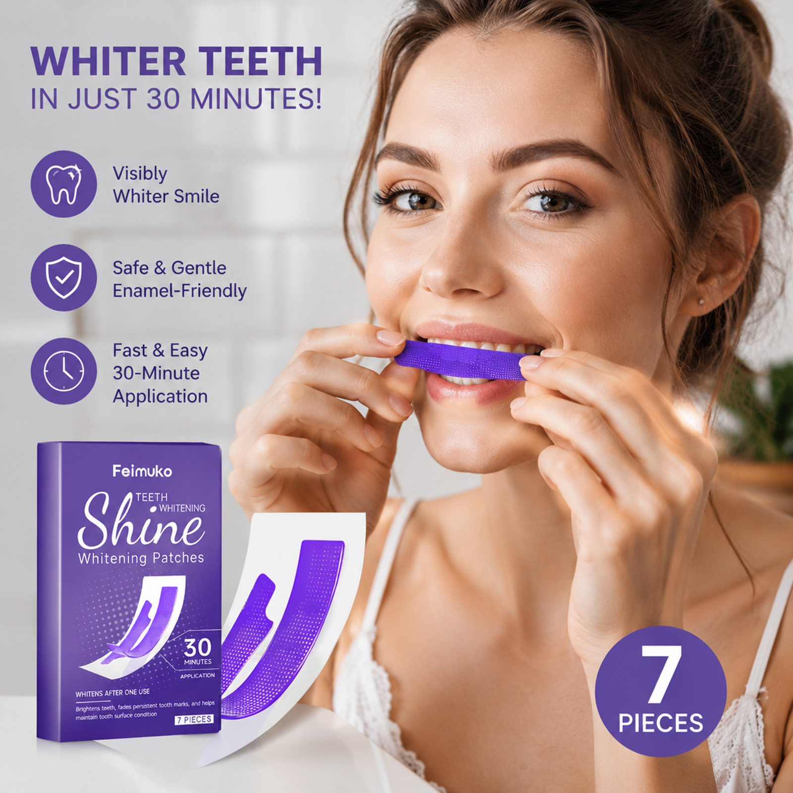30 minuten tandenbleekstrips v - Teeth Whitening Strips recensie en prijs