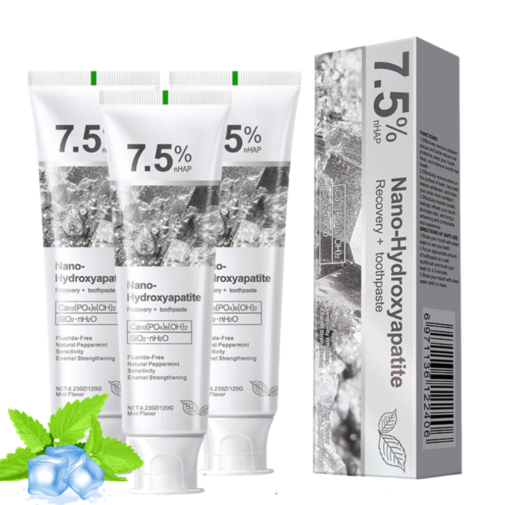 7,5% Nano Hydroxyapatiet Tandp - Remineralizing Toothpaste recensie en prijs