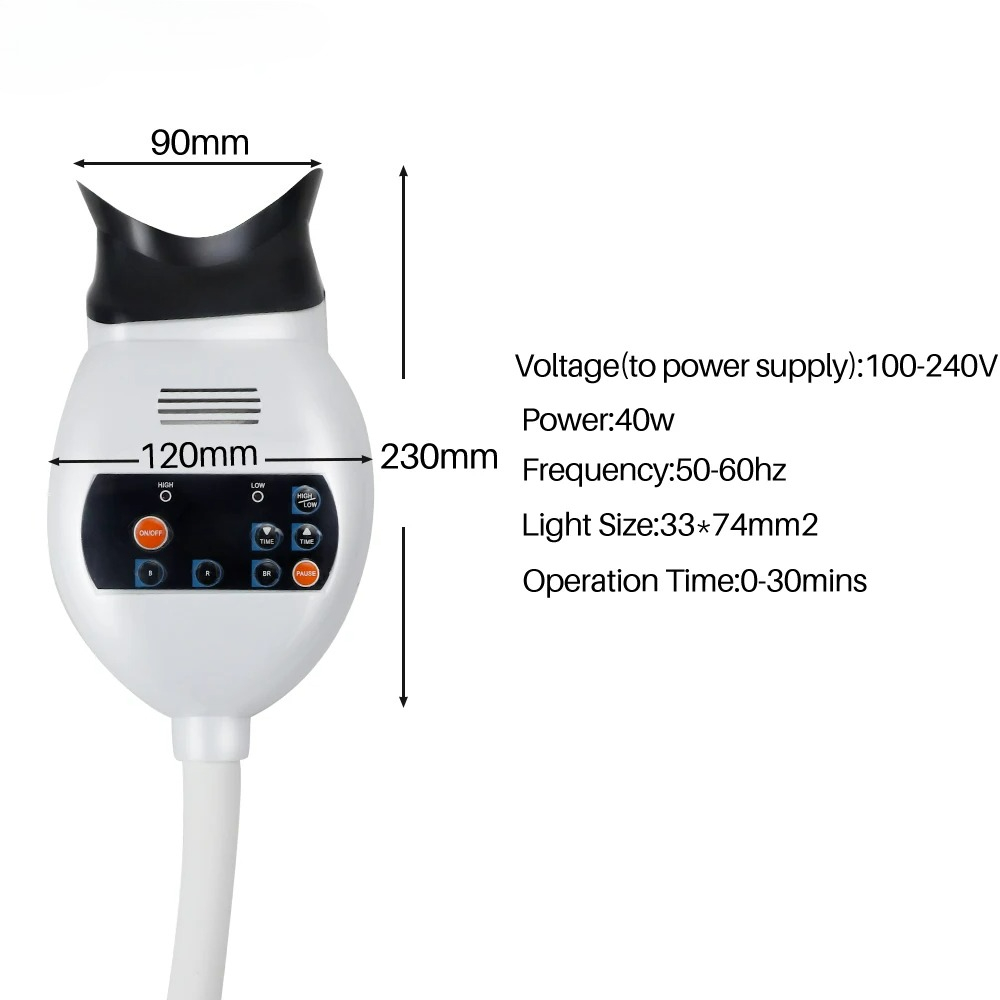 Verstelbare 3 Kleuren LED Tand - Teeth Whitening Dental recensie en prijs